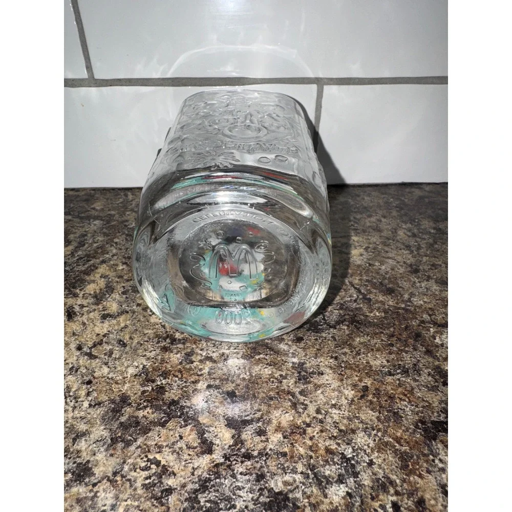 Disney Walt Disney World 2000 Mickey Mouse McDonald's Glass Tumbler Collectible